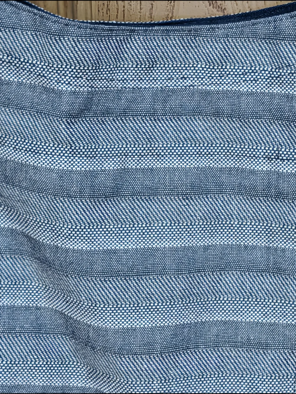 thirty-one Gray Striped Canvas Messenger Bag